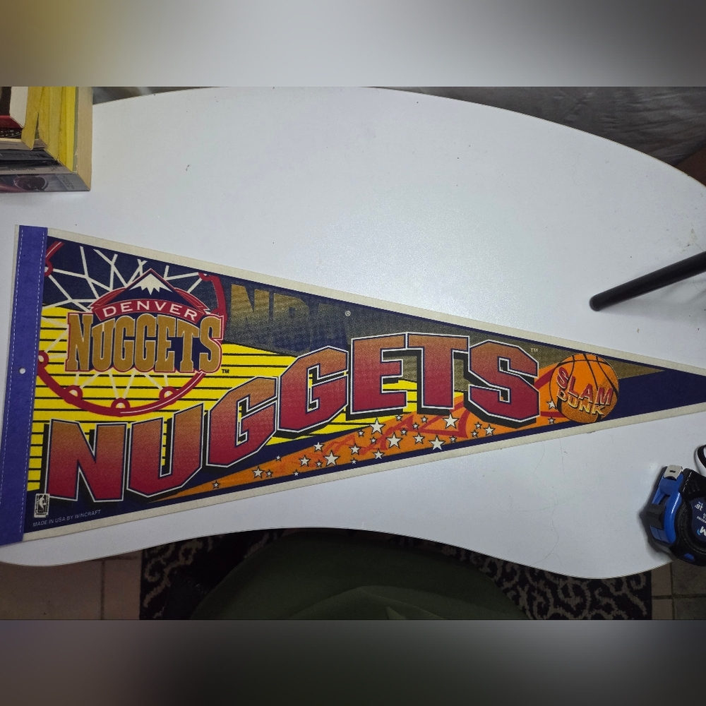 NBA Denver Nuggets Wall Pennant - Blue, Red, Yellow